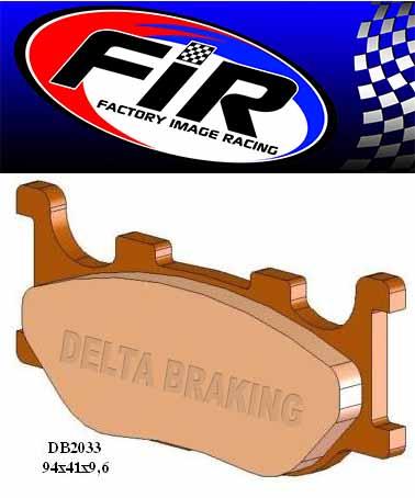 BRAKE PADS SINTERED METAL N4, RD-N4 HIGH FRICTION, DB2033 RD-N4, BP100X00F thumbnail 2
