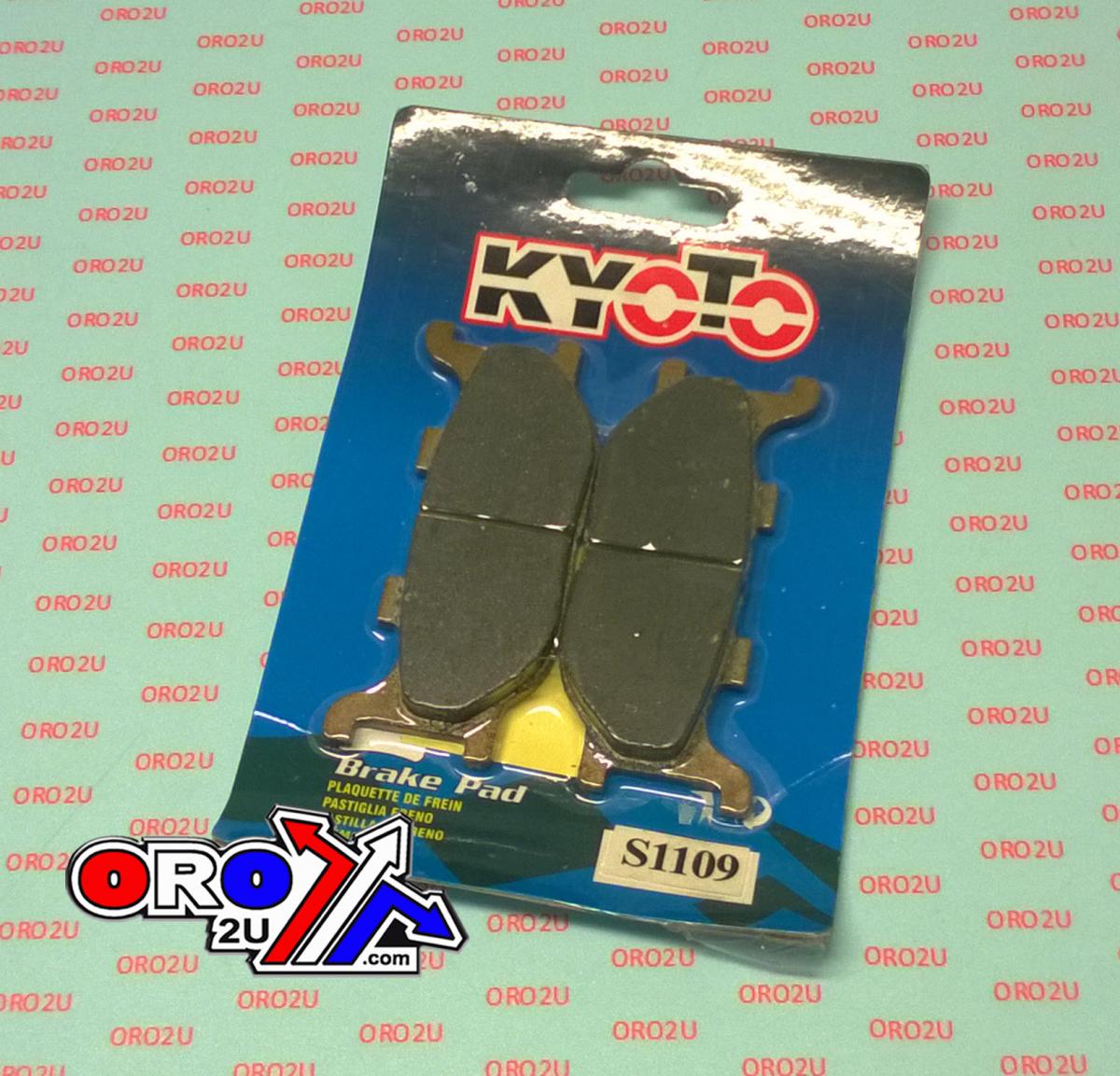 BRAKE PADS SEMI-METAL, KYOTO S1109 (FA199) thumbnail 2