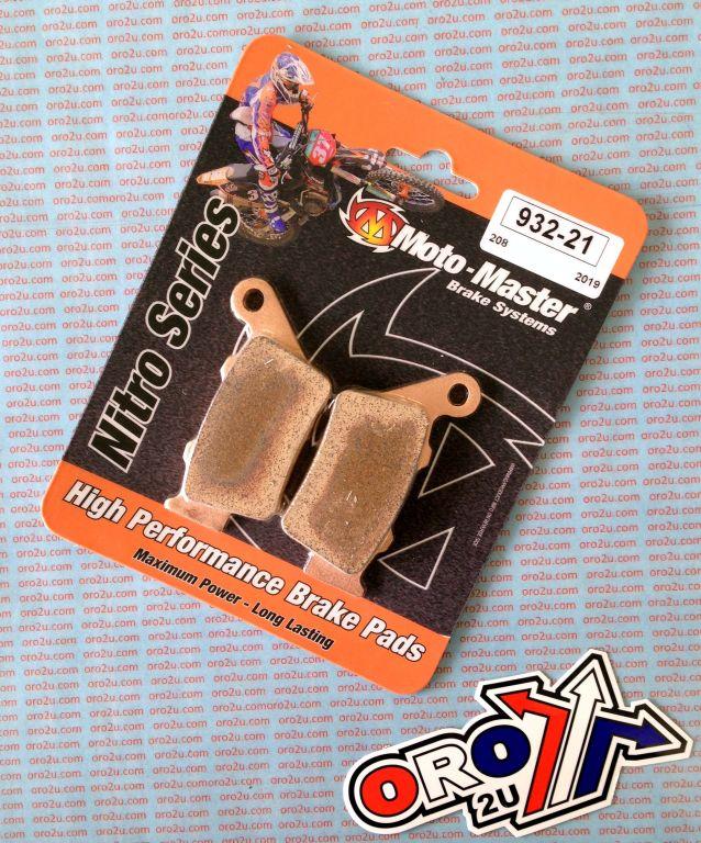 BRAKE PADS SINTERED NITRO, MOTO-MASTER 093221, 39-208 thumbnail 3
