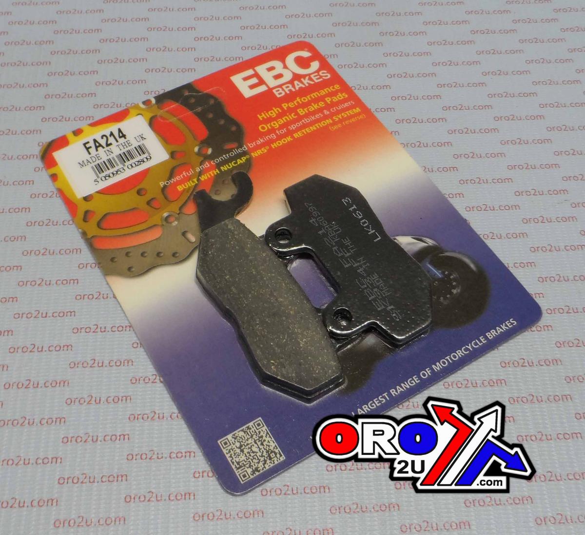 BRAKE PADS TRIUMPH HINCKLEY EBC FA214 image 1