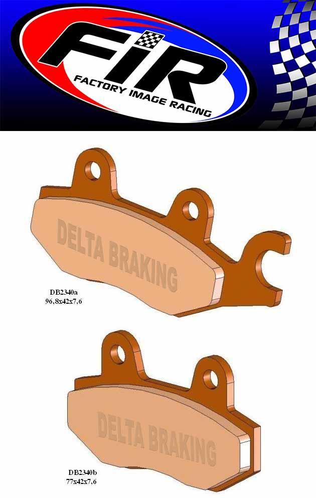 BRAKE PADS SINTERED METAL N4, RD-N4 DB2340, BP034X00F thumbnail 2