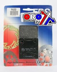BRAKE PADS STD KEVLAR ORGANIC SUZUKI EBC FA222 image 1