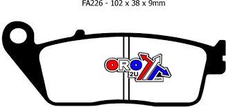 BRAKE PADS STD KEVLAR ORGANIC EBC FA226 thumbnail 2