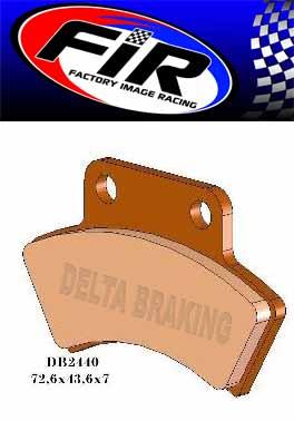 BRAKE PADS MINERAL ORGANIC M DB2440-M thumbnail 2