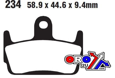 BRAKE PADS DISC SINTERED METAL, SIFAM S1962N (SFA234) thumbnail 3