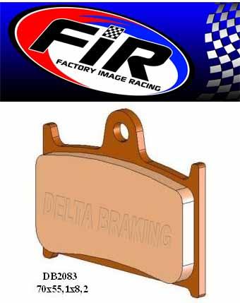 BRAKE PADS SINTERED METAL N4, RD-N4 DB2083, BP146X00F thumbnail 2