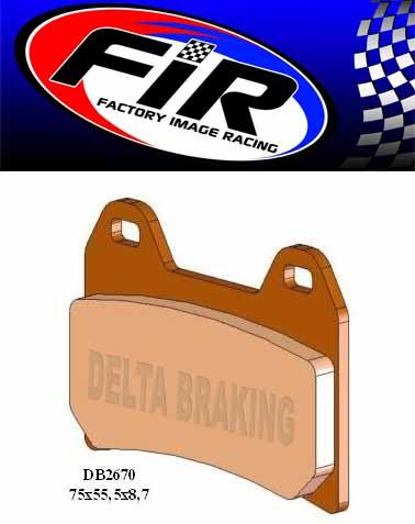 BRAKE PADS SINTERED METAL N4, DB2670 RD-N4 [FA244] thumbnail 2