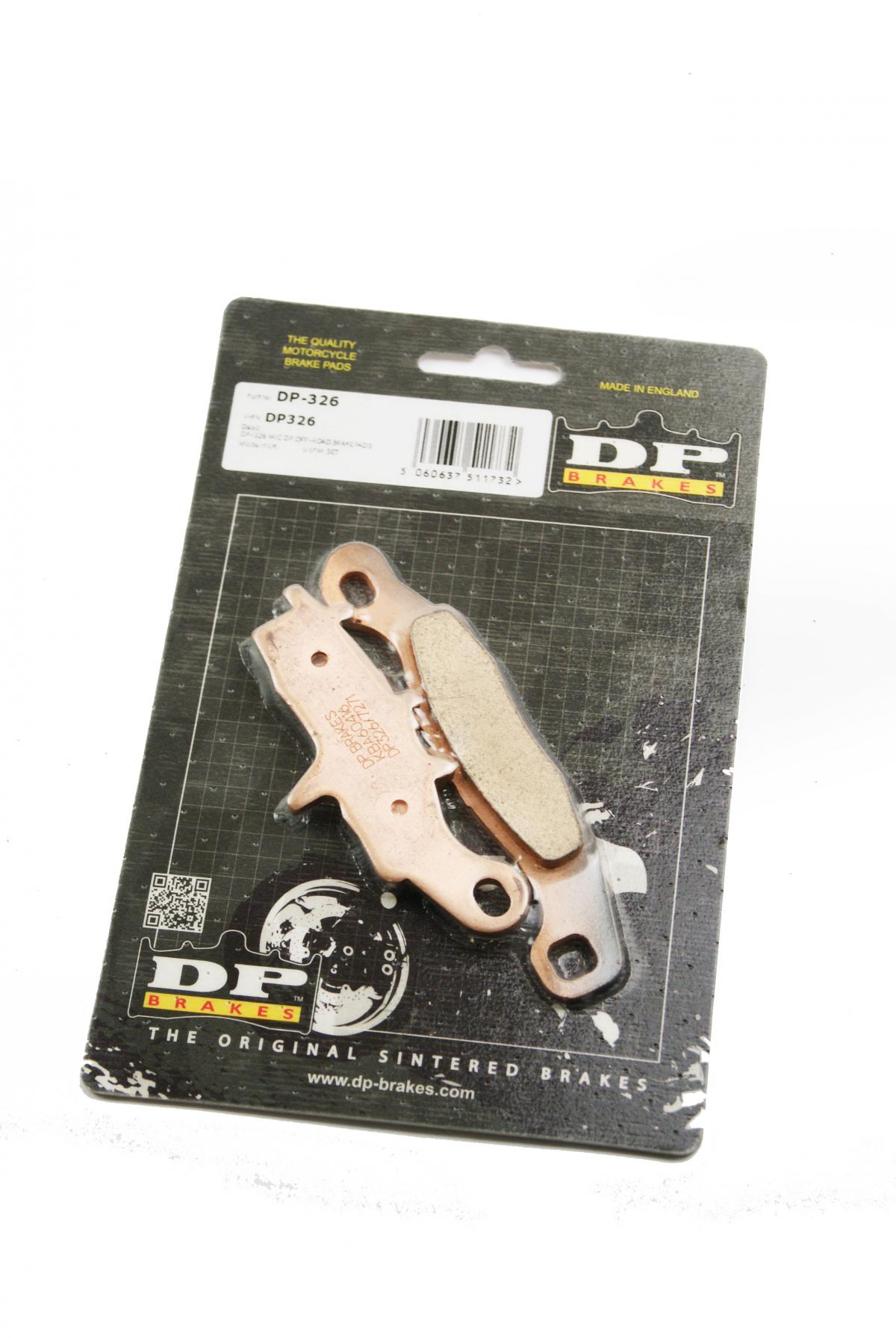 BRAKE PADS SINTERED DP BRAKES, DP326 Premium 41-326.H.DP image 1