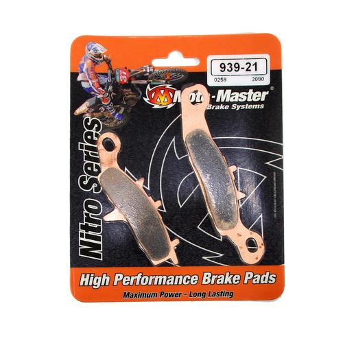 BRAKE PADS SINTERED NITRO, MOTO-MASTER 093921, 39-258 image 1