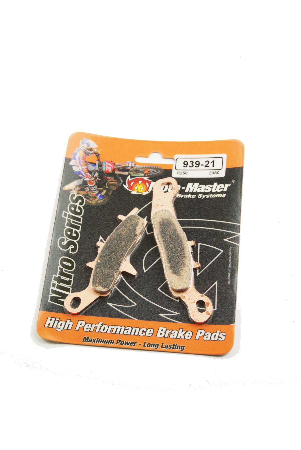 BRAKE PADS SINTERED NITRO, MOTO-MASTER 093921, 39-258 thumbnail 2