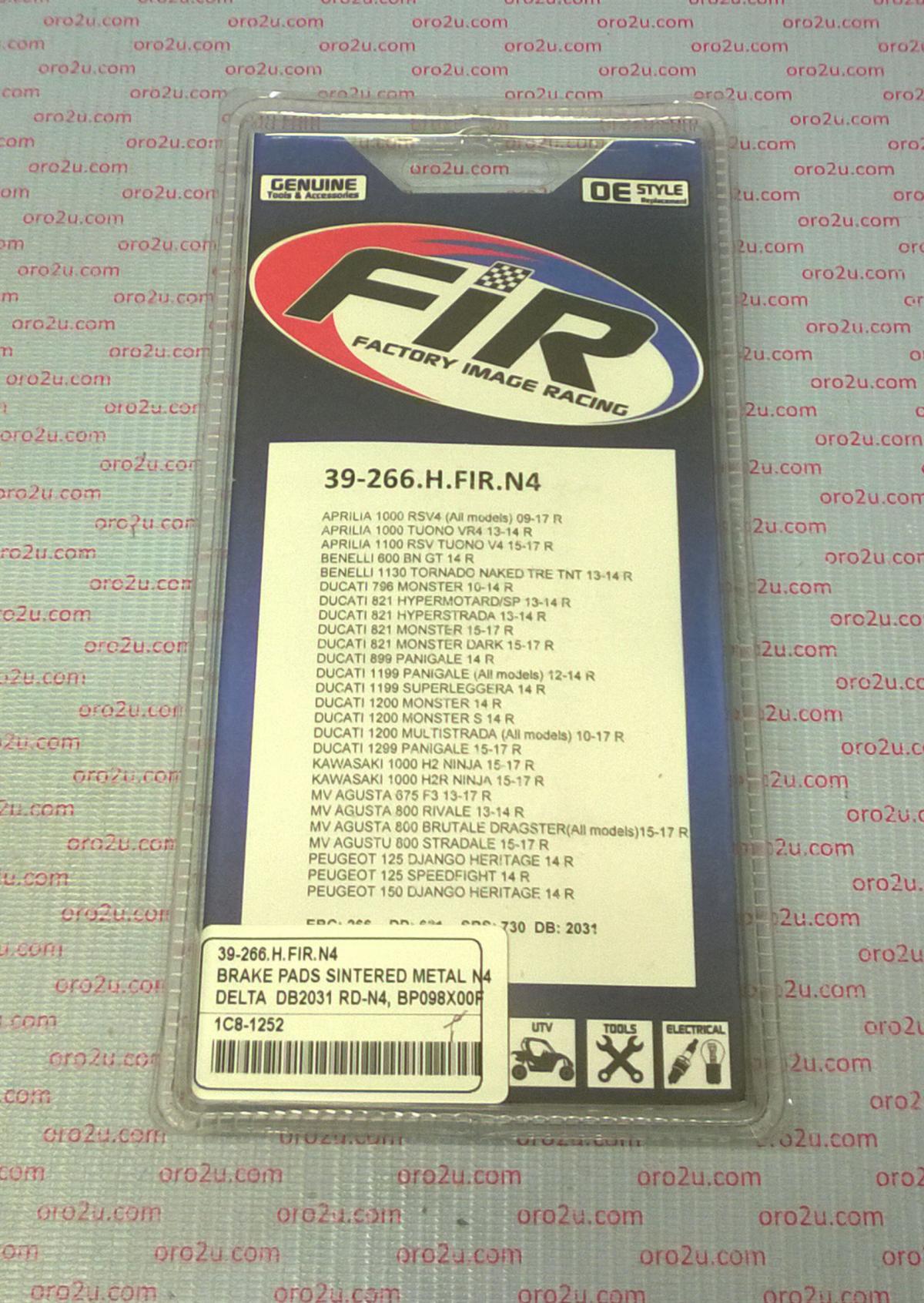BRAKE PADS SINTERED METAL N4, DB2031 RD-N4, BP098X00F thumbnail 3