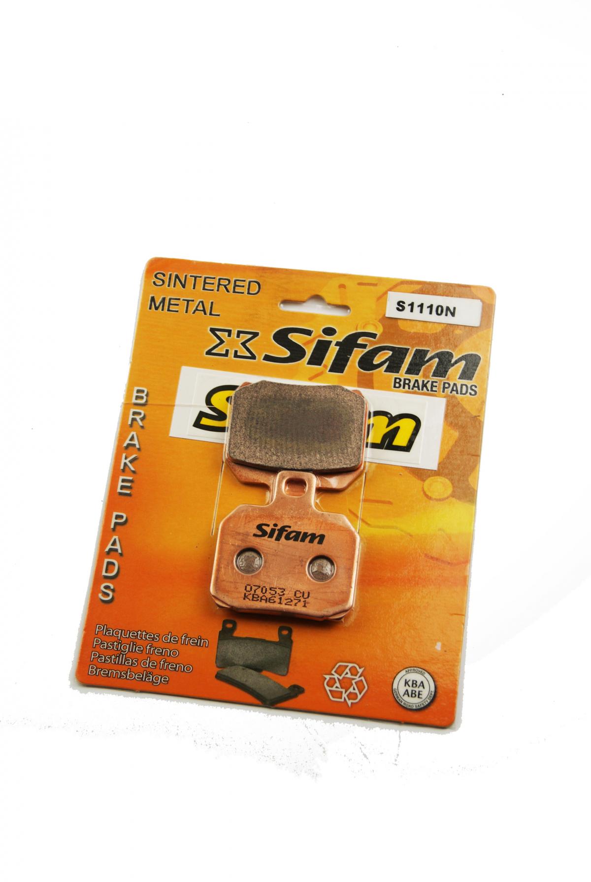 BRAKE PADS SINTERED METAL, SIFAM S1110N (FA266) image 1