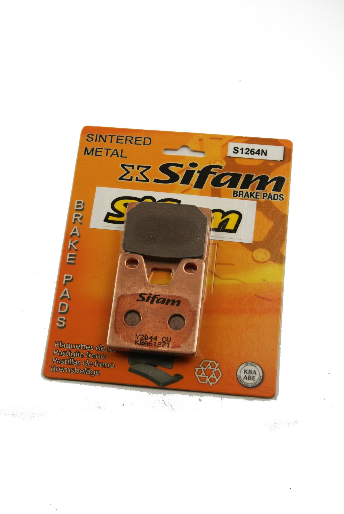BRAKE PADS DISC SINTERED METAL, SIFAM S1264N(FA267) image 1