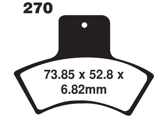 BRAKE PADS MOTO-MASTER 096911 thumbnail 3
