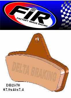 BRAKE PADS SINTERED METAL HS, MX-N HIGH FRICTION, DB2570-N thumbnail 3