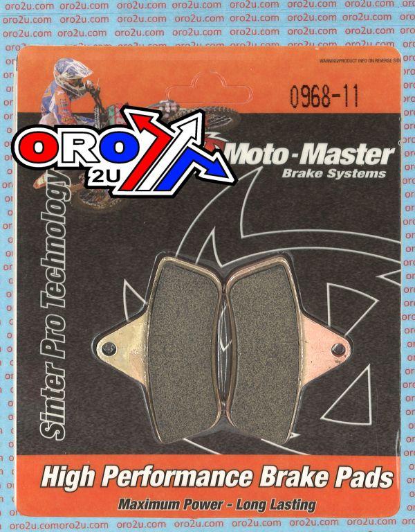 BRAKE PADS MOTO-MASTER, SEMI-METALLIC STD 096811 thumbnail 2