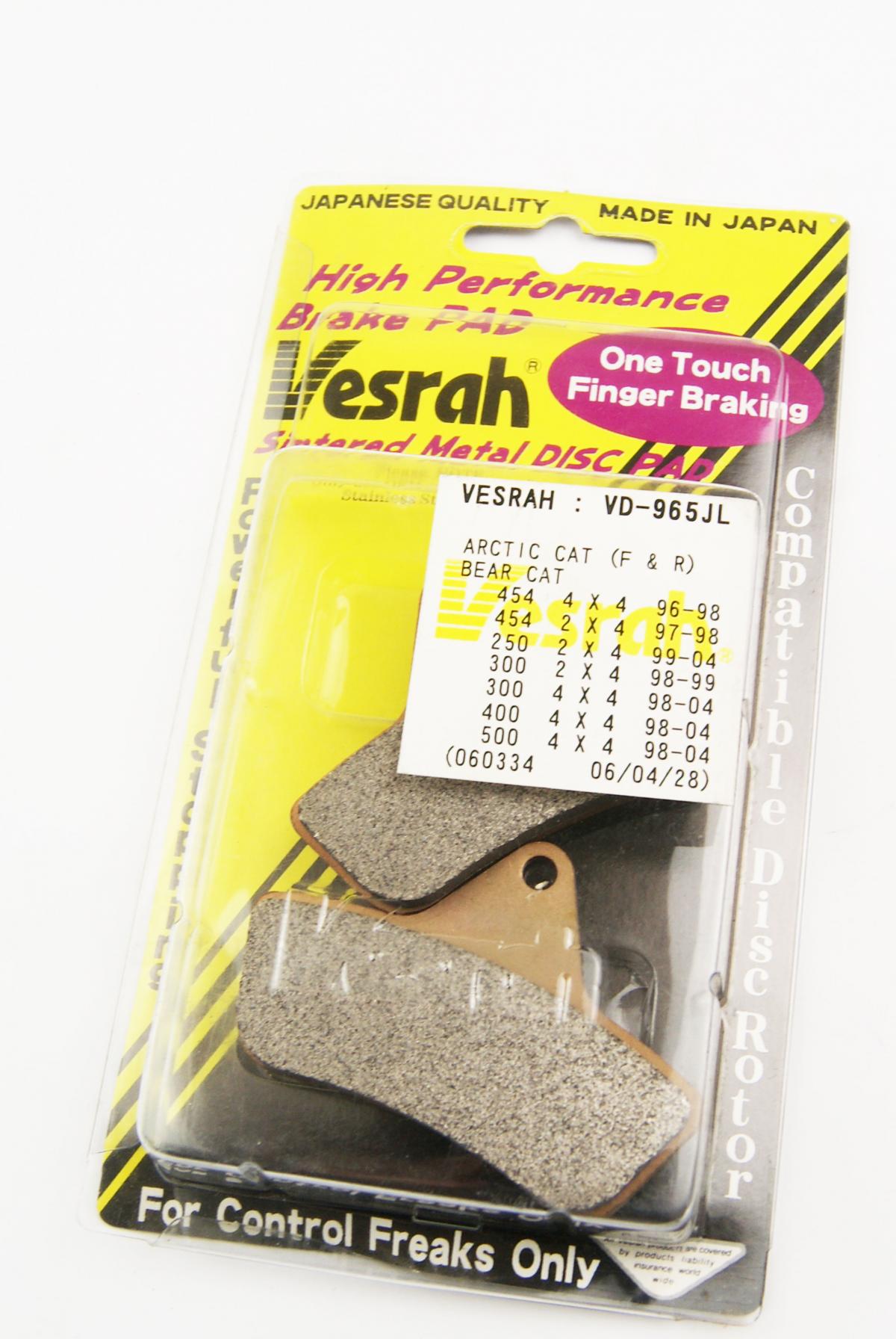 BRAKE PADS VD965 FA271 image 1