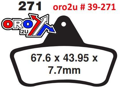 BRAKE PADS VD965 FA271 thumbnail 3