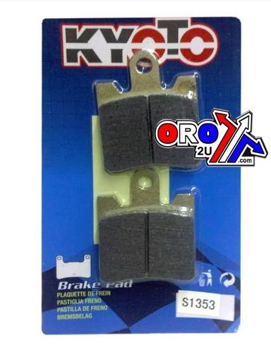 BRAKE PADS SEMI-METAL FRONT, KYOTO S1353 (FA283) thumbnail 2