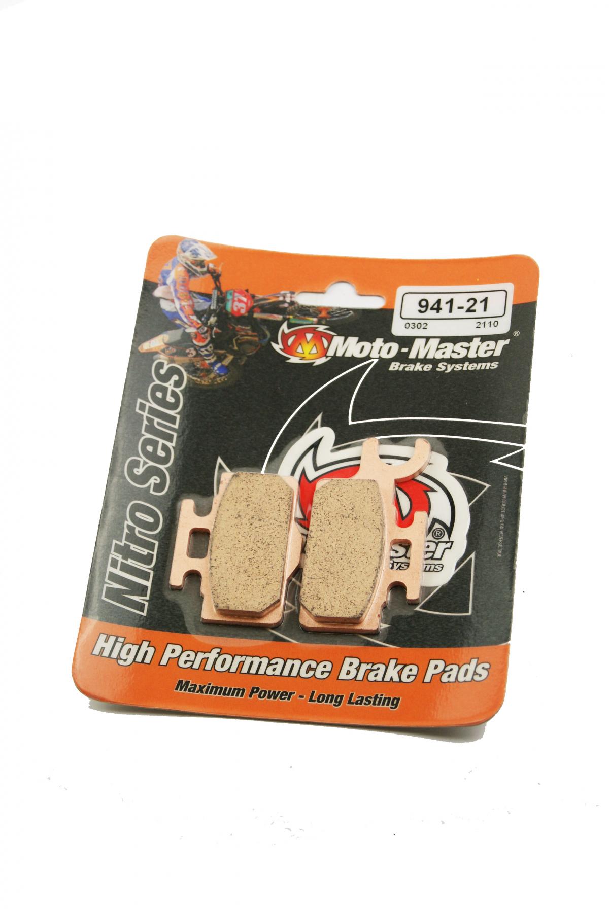 BRAKE PADS SINTERED NITRO, MOTO-MASTER 094121, 39-302, 41-328.H.NITRO thumbnail 2