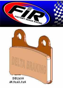 BRAKE PADS SINTERED METAL HS, MX-N HIGH FRICTION, DB2450-N thumbnail 2