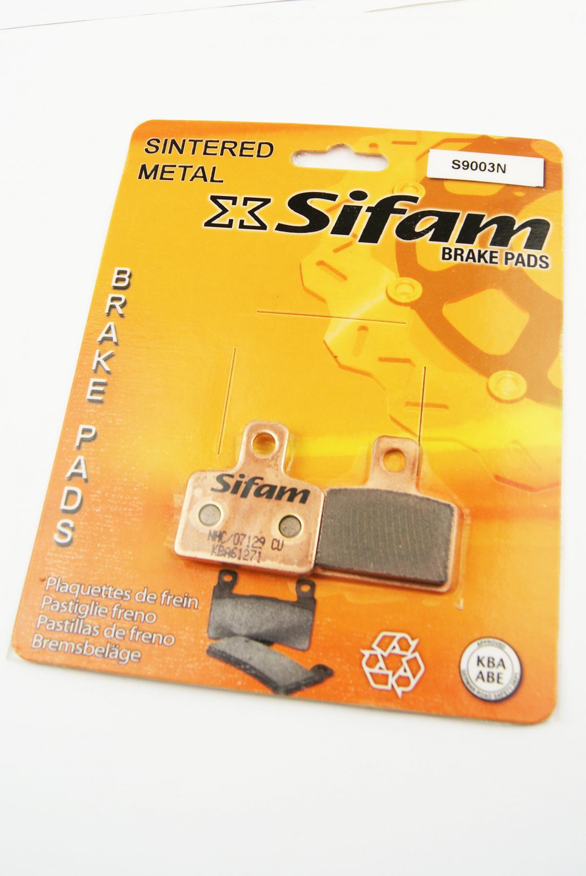 BRAKE PADS SINTERED METAL GOLD, SIFAM S9003N (EBC FA303HH) image 1