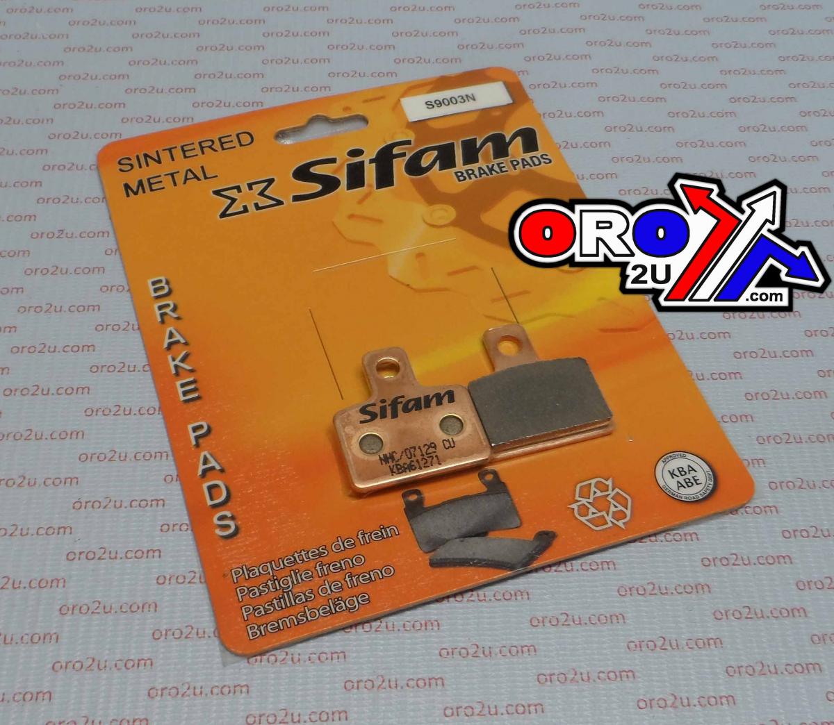 BRAKE PADS SINTERED METAL GOLD, SIFAM S9003N (EBC FA303HH) thumbnail 2