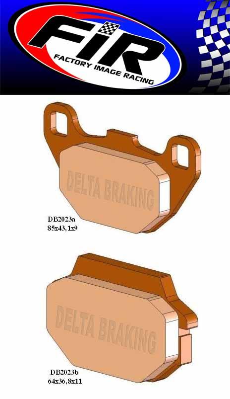 BRAKE PADS SEMI-METALLIC SM DB2023 SM, BP091SM0F thumbnail 3