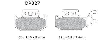 BRAKE PADS SINTERED DP BRAKES, DP327 BRAKES Premium Sintered, 41-327.H.DP thumbnail 3