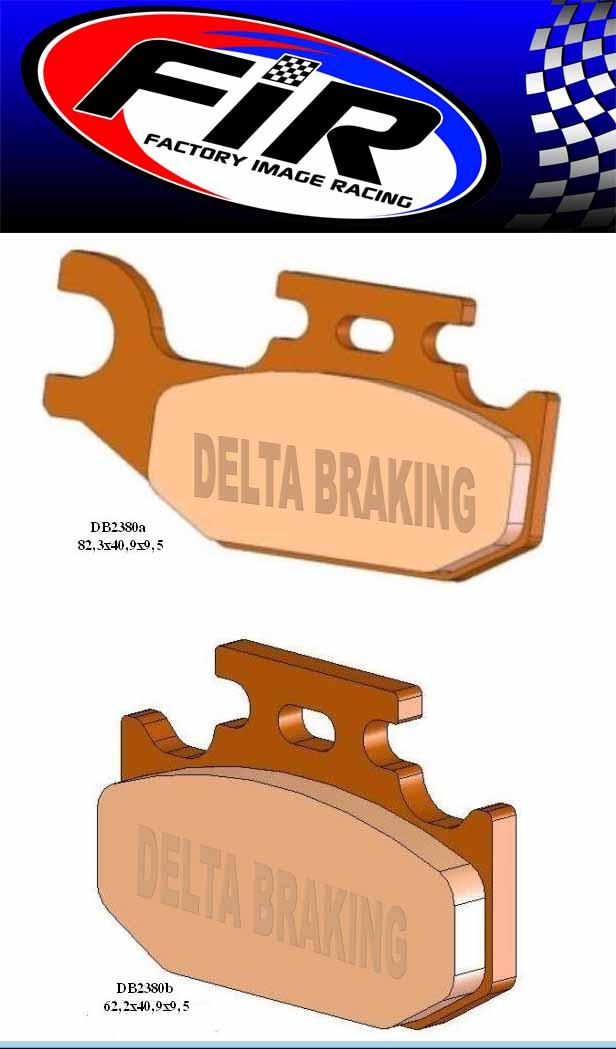 BRAKE PADS SINTERED METAL HD, QD-D EXTREME, DB2380 QD-D, BP038DDDD thumbnail 2