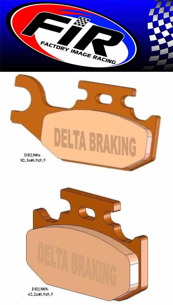 BRAKE PADS SINTERED METAL HS, MX-N HIGH FRICTION, BP038T05D,DB2380 -N thumbnail 2