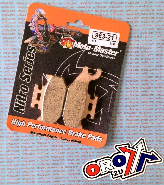 BRAKE PADS SINTERED NITRO, MOTO-MASTER 096321, 39-317 thumbnail 2