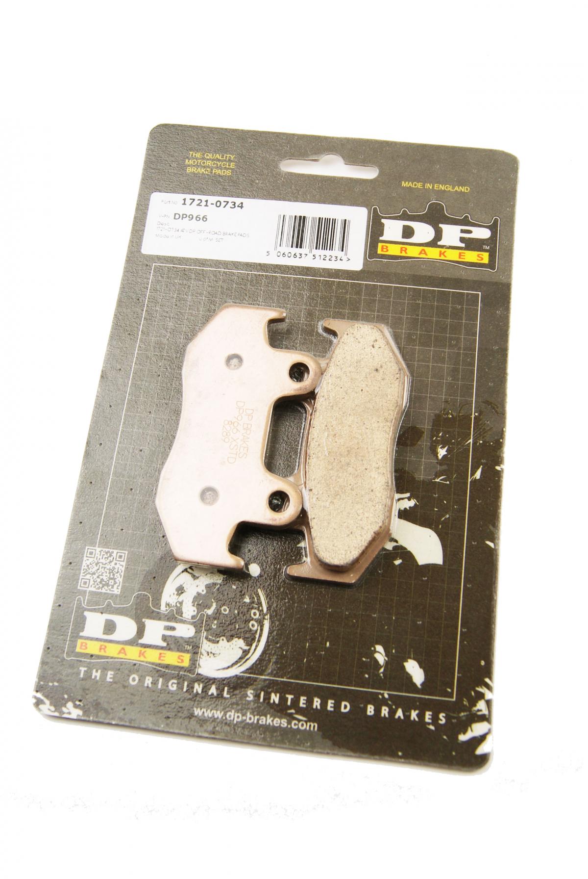 BRAKE PADS DP BRAKES HARD, DP966 Premium Sintered image 1
