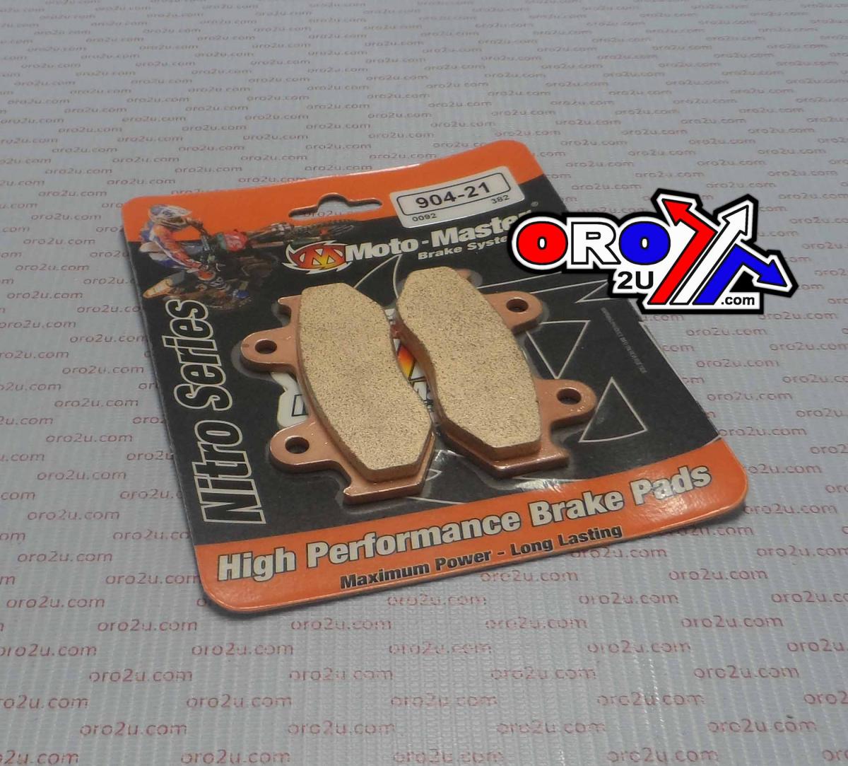 BRAKE PADS SINTERED NITRO, MOTO-MASTER 090421, 39-323 thumbnail 3