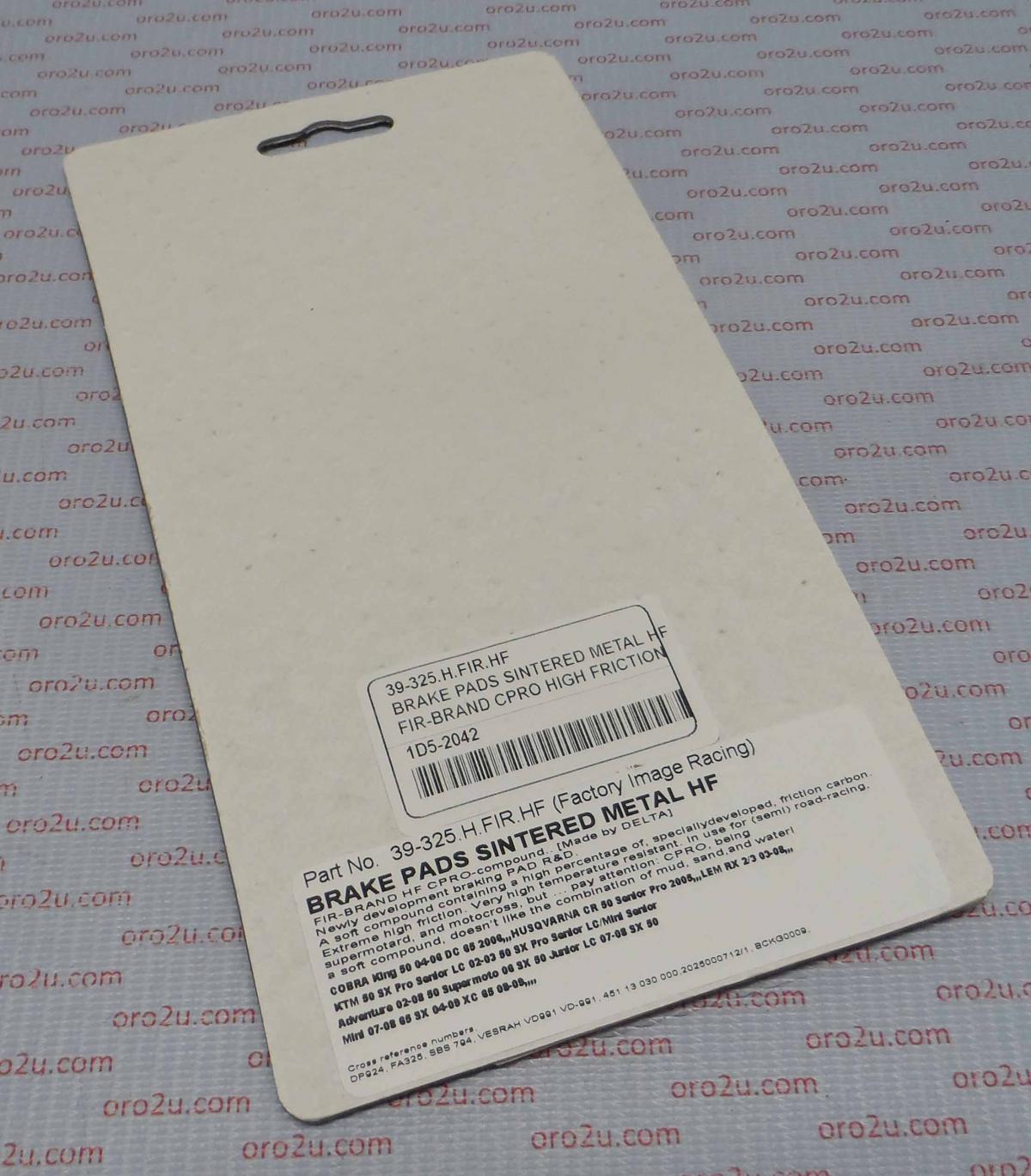 BRAKE PADS SINTERED METAL HF, CPRO HIGH FRICTION, DB2360-CPRO thumbnail 3