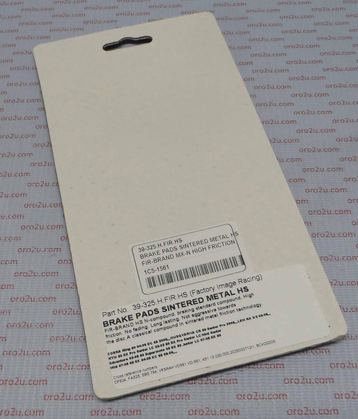 BRAKE PADS SINTERED METAL HS, MX-N HIGH FRICTION, DB2360-N thumbnail 4
