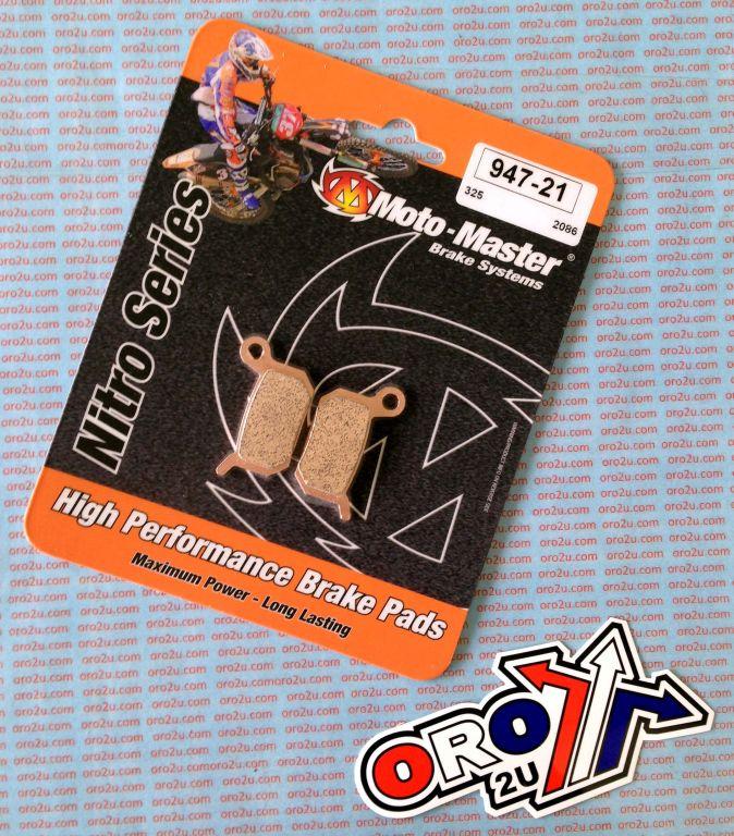 BRAKE PADS SINTERED NITRO, MOTO-MASTER 094721, 39-325, 41-924.H.NITRO thumbnail 2