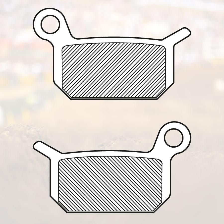 BRAKE PADS SINTERED RC-1, RENTHAL BP-113, BP113 WORKS, 39-325, 41-924.H.REN thumbnail 3
