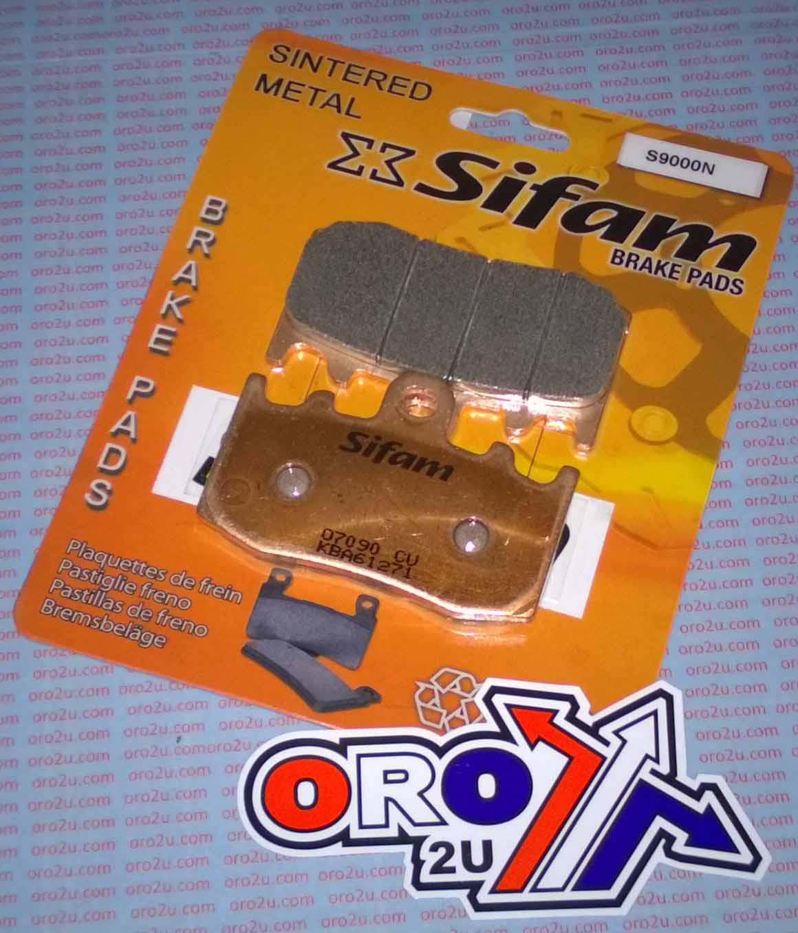 BRAKE PADS SINTERED METAL, SIFAM S9000N (FA335HH) thumbnail 2