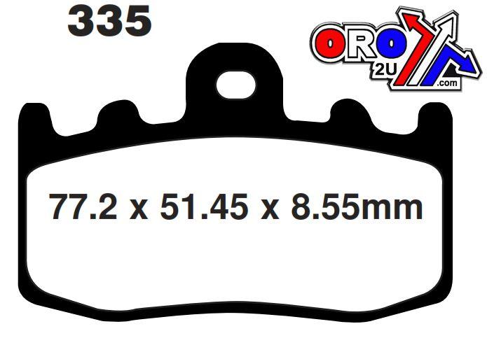 BRAKE PADS SINTERED METAL, SIFAM S9000N (FA335HH) thumbnail 3