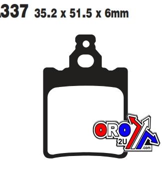 BRAKE PADS STD KEVLAR ORGANIC EBC FA337TT thumbnail 2