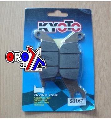 BRAKE PADS STD SEMI-METAL, KYOTO S1167 (EBC FA343) BLACK thumbnail 2