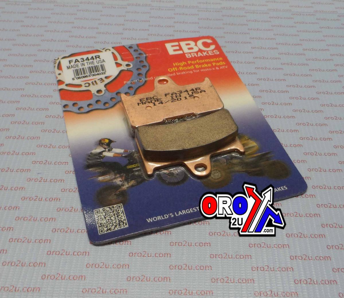 BRAKE PADS SINTERED METAL EBC, EBC FA344R, 39-344 thumbnail 3