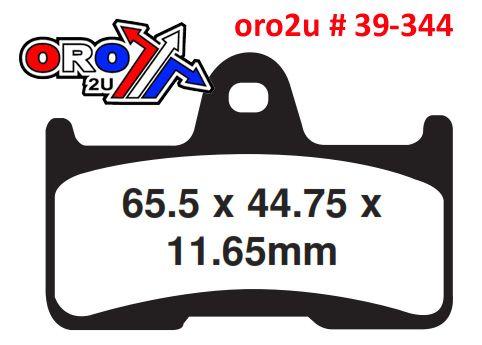 BRAKE PADS SINTERED NITRO, MOTO-MASTER 098121, 39-344 thumbnail 2