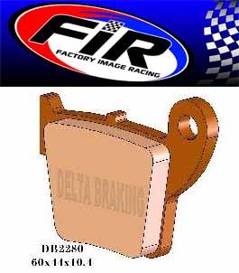 BRAKE PADS SINTERED METAL HS, MX-N HIGH FRICTION, DB2280-N BP028T05B thumbnail 2