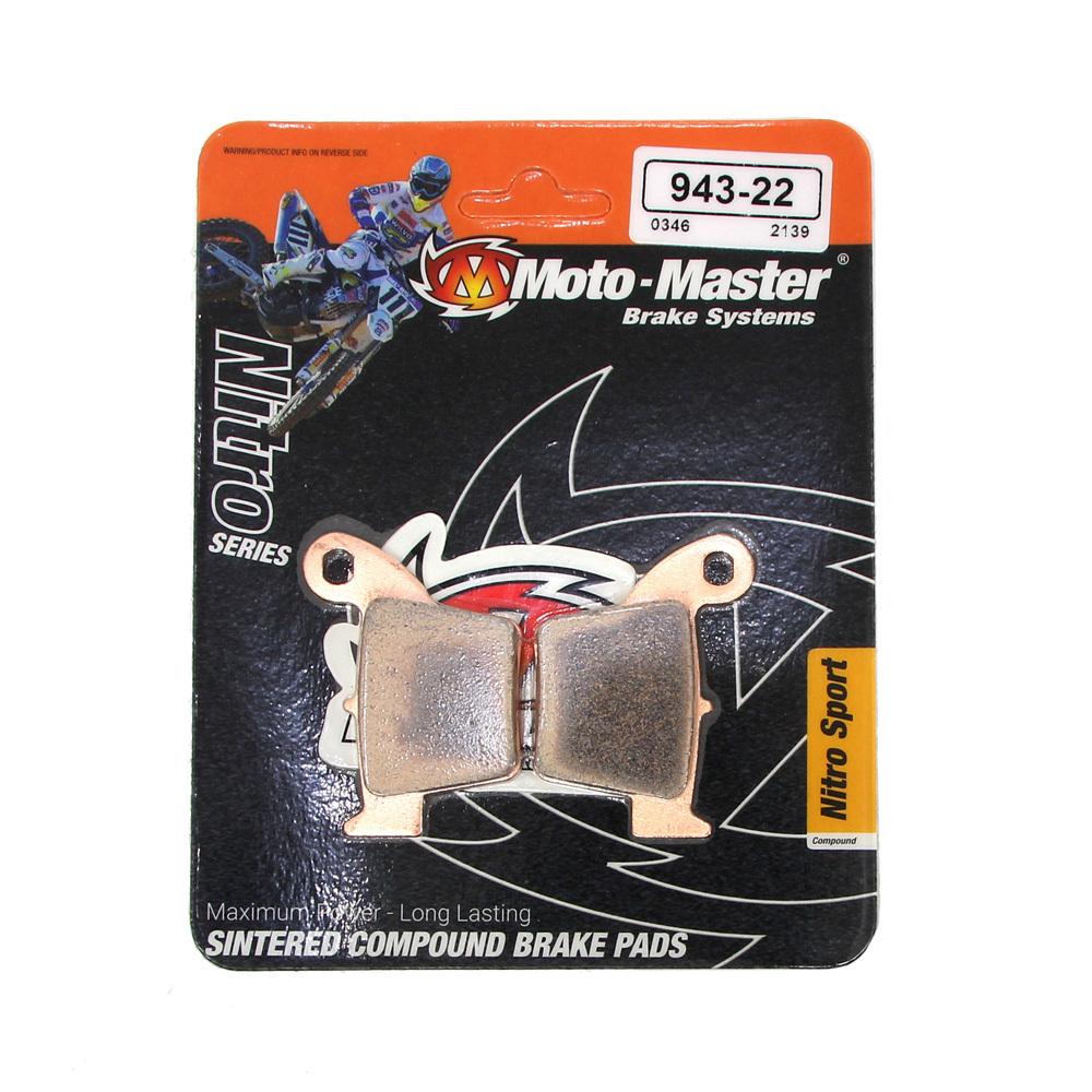 BRAKE PADS SINTERED RACE, MOTO-MASTER 094311, 39-346 image 1