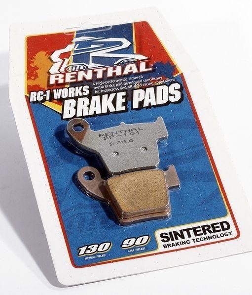 BRAKE PADS SINTERED RC-1, RENTHAL BP-101, 41-921.H.REN, 39-346, DP101 thumbnail 2