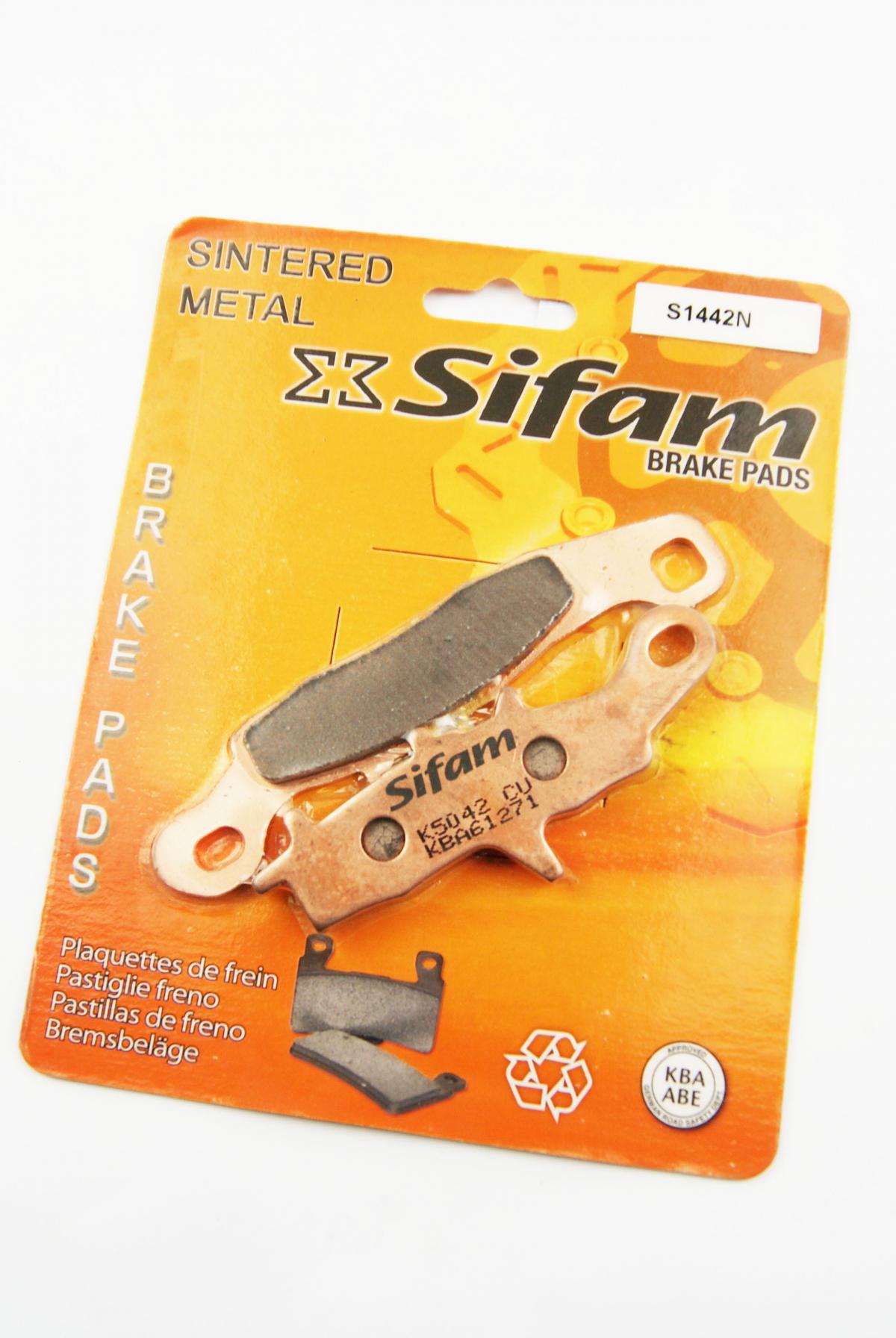 BRAKE PADS DISC SINTERED METAL, SIFAM S1442N (EBC FA349HH) image 1