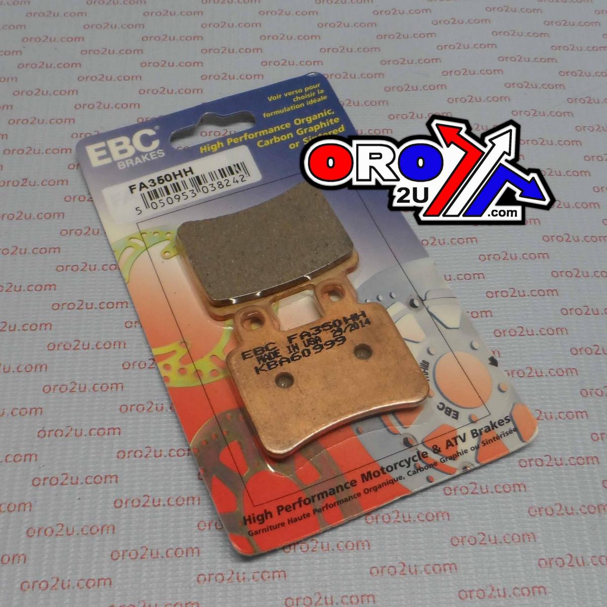 BRAKE PADS SINTERED METAL EBC, EBC FA350HH, 39-350 thumbnail 3