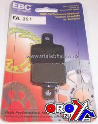 BRAKE PADS STD FA351 EBC, FA351TT, 39-351 thumbnail 3
